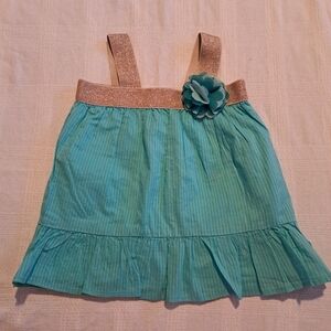 Gymboree girls size 5 teal and gold tank top new no tags 2014